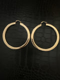 Large gold hoops