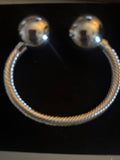 Large metal bracelet